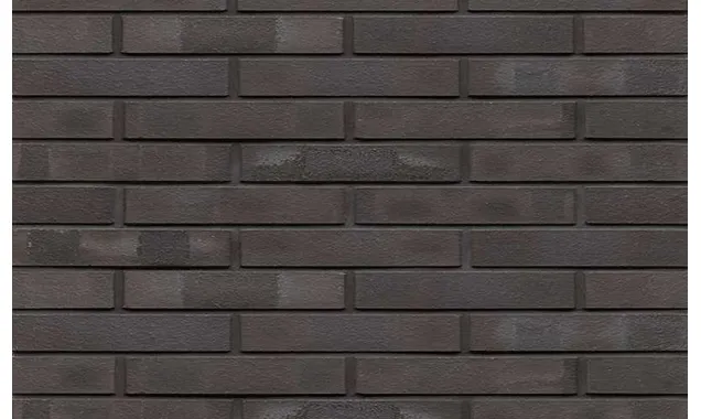 Кирпич клинкерный Muhr 05 KS Eisenschmelz Schwarzbraun Kohle Spezial гладкий, 240х90х40 мм
