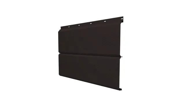 Софит ЭкоБрус с перфорацией 0,345 Grand Line 0,5 Velur RAL 9005 черный
