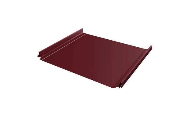 Фальцевая кровля Кликфальц Pro Grand Line 0,7 Полиэстер RAL 3005 Красное Вино