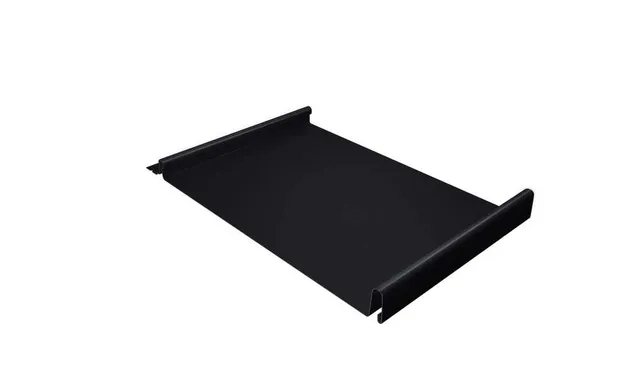 Фальцевая кровля Кликфальц Grand Line 0,5 Quarzit lite RAL 9005 Черный