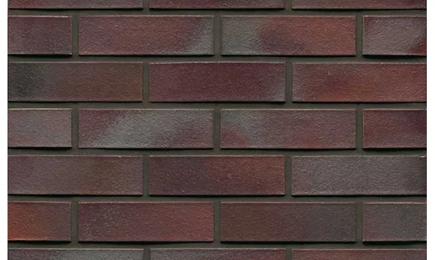 Кирпич клинкерный Muhr 10 Violettblau geflammt гладкий, 240х55х71 мм