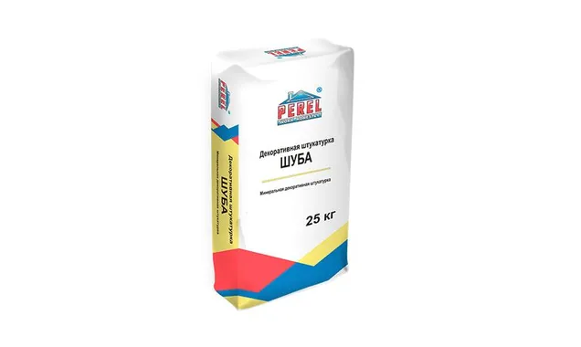 Минеральная декоративная штукатурка Perel Cemento шуба, 25 кг