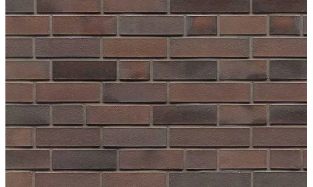 Кирпич клинкерный Muhr 33 A Schwarz-Braun гладкий, 240х55х71 мм