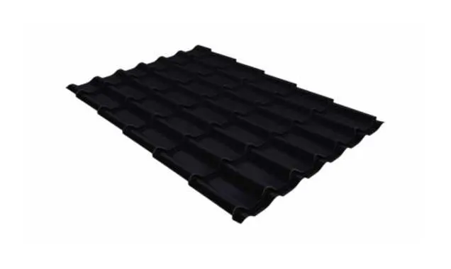 Металлочерепица Grand Line Modern 0,45 Drap RAL 9005 Черный