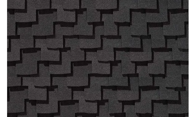 Гибкая черепица CertainTeed Presidential Shake Charcoal Black