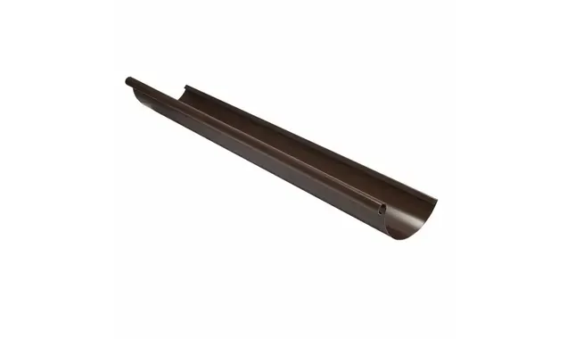Желоб полукруглый 125мм RAL 8017 2,5м