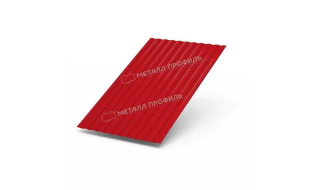 Профлист Металл Профиль C8 0.5 AGNETA® RAL 3020 Красный насыщенный