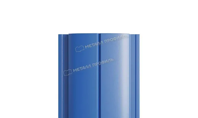 Штакетник Металл Профиль ELLIPSE-T 0,5 PURMAN® RAL5005 Синий насыщенный
