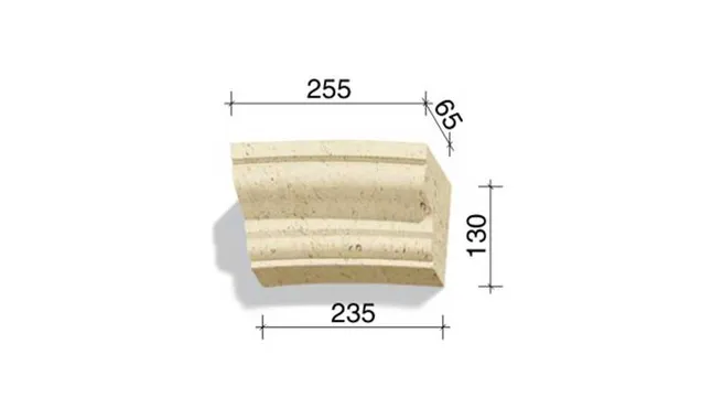 Арочный элемент White Hills 735-13, 130*255/235*65 мм