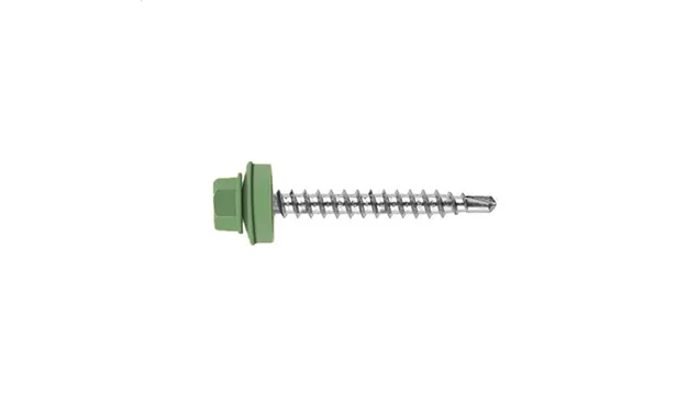 Саморез кровельный Daxmer 4,8х50 RAL 6003 (150) сверло №1