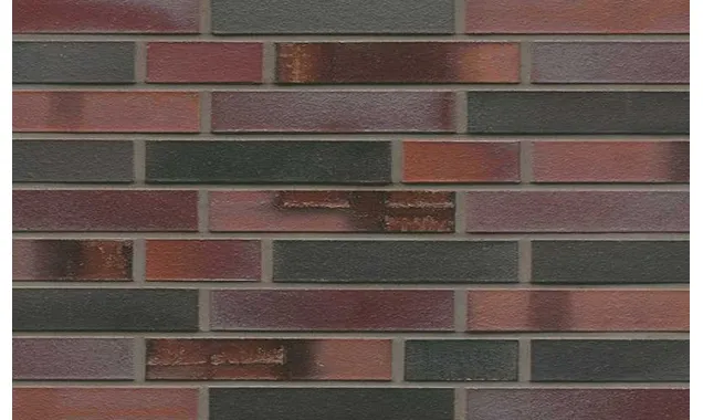 Кирпич клинкерный Muhr 29 S Schwarzblau-bunt Spezial гладкий, 240х90х40 мм