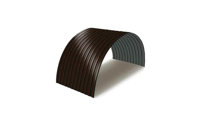 Профнастил Профлист-Металл C10ПГ 0.5 ECOSTEEL® RAL 7024 Темное дерево