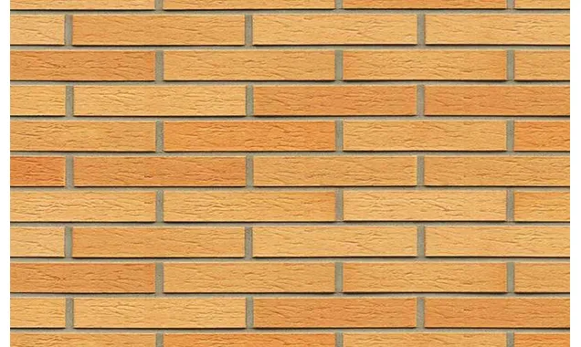 Кирпич клинкерный Muhr 01 EG Niederlausitzer Gelb Edelglanz рустик, 240х90х40 мм