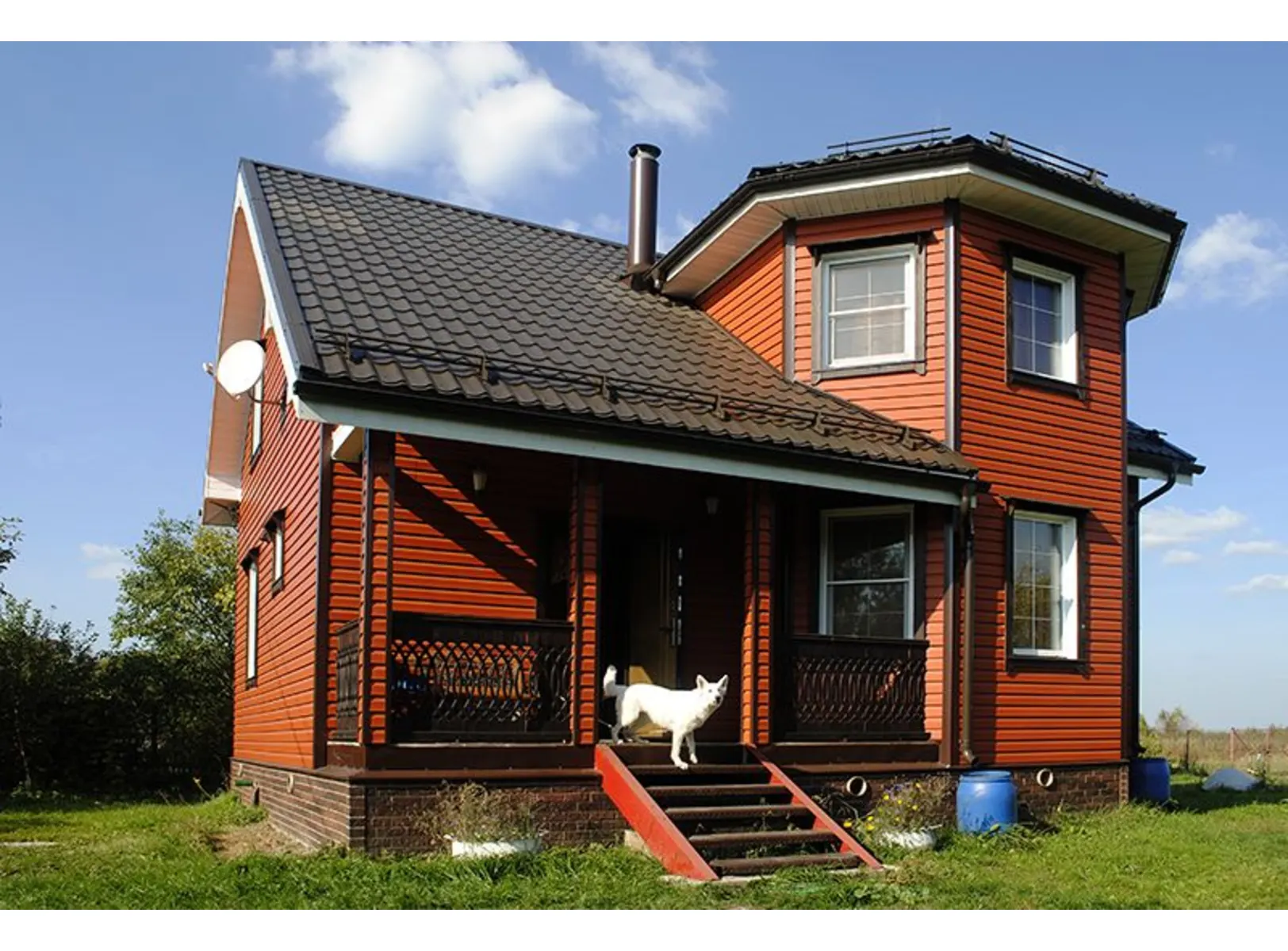 Виниловый сайдинг Mitten Sentry акриловый Burnt Orange