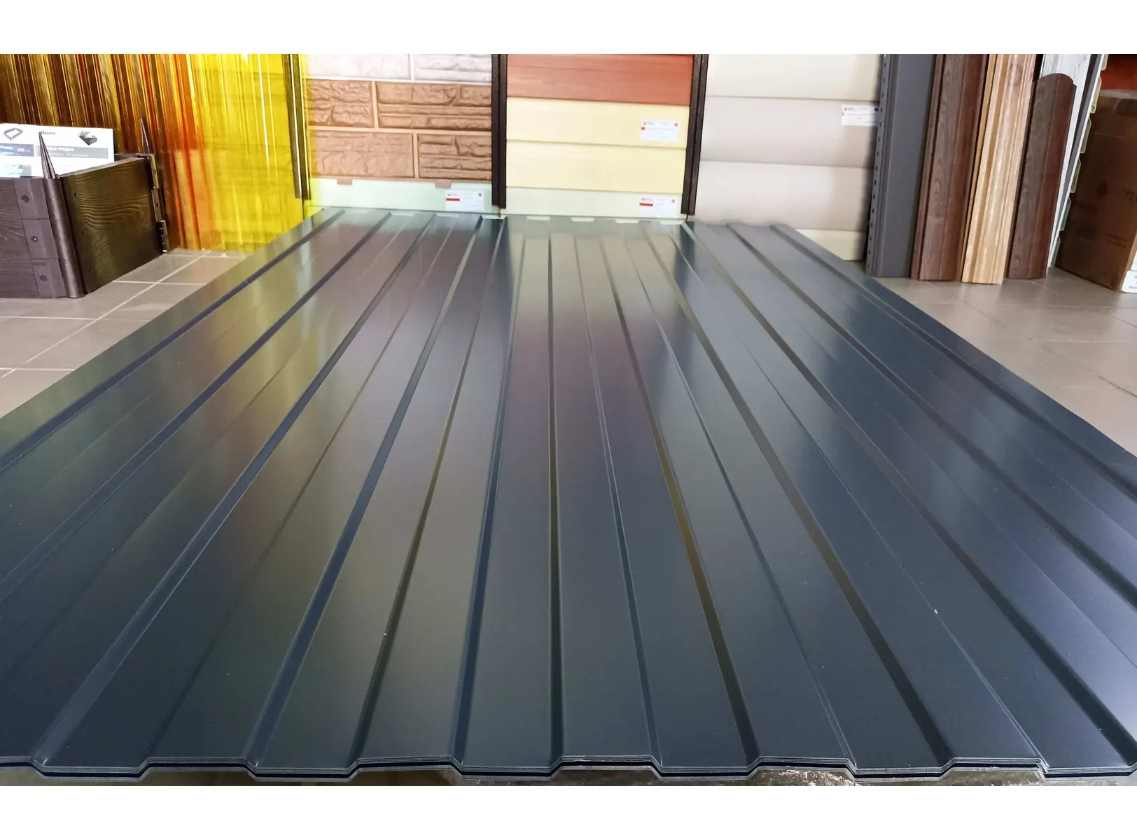 Профлист Grand Line C20В 0.5 Rooftop Matte RAL 7016 Антрацитово-серый