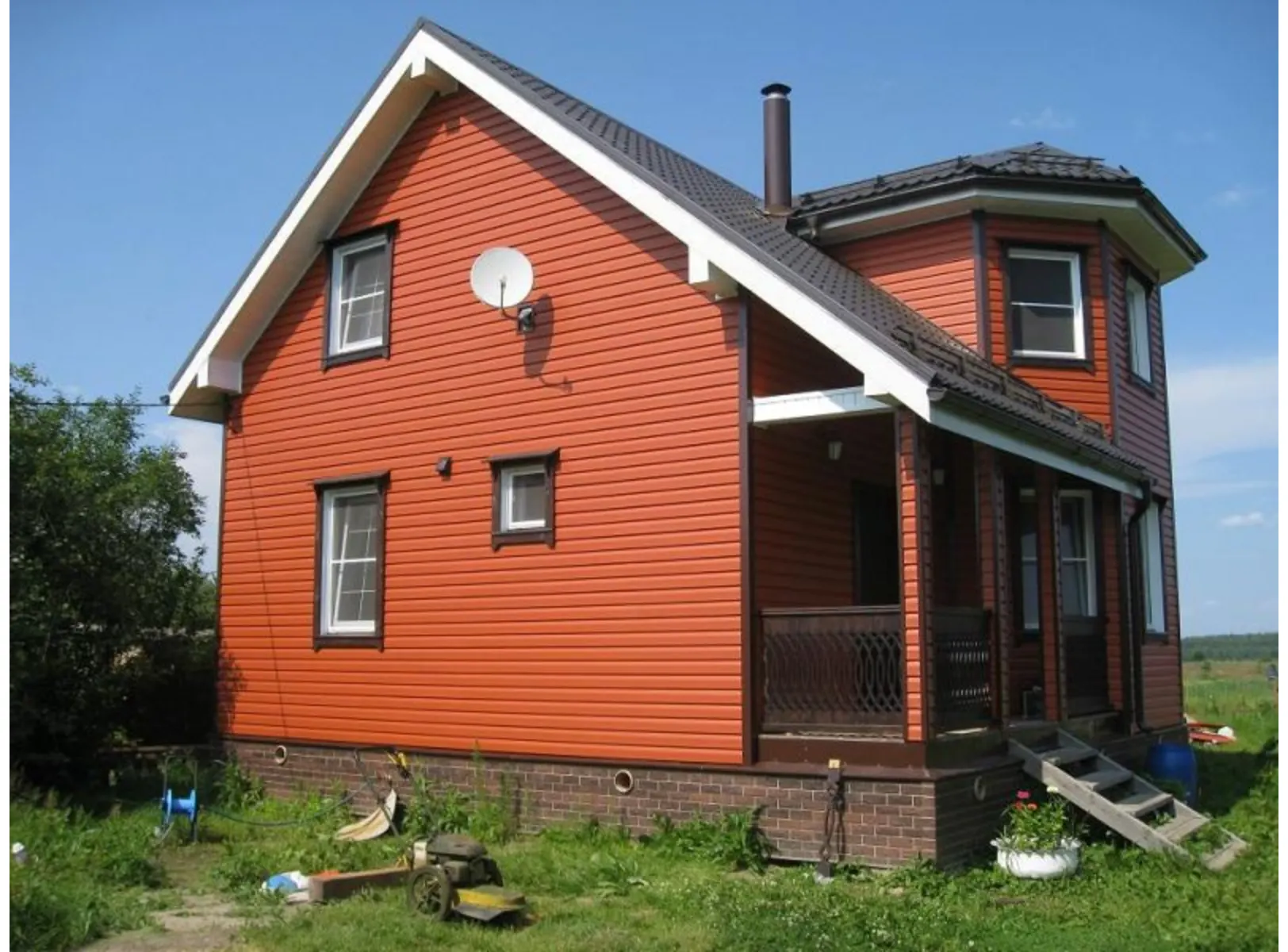 Виниловый сайдинг Mitten Sentry акриловый Burnt Orange