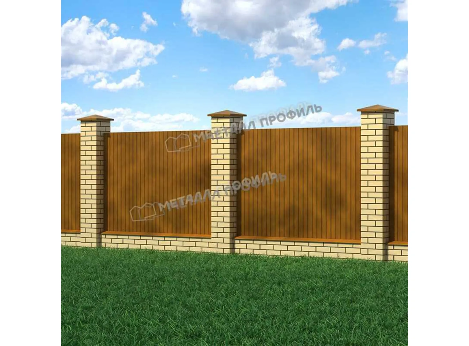 Профлист Металл Профиль МП10 0.5 CLOUDY® Anticato, Терракота A