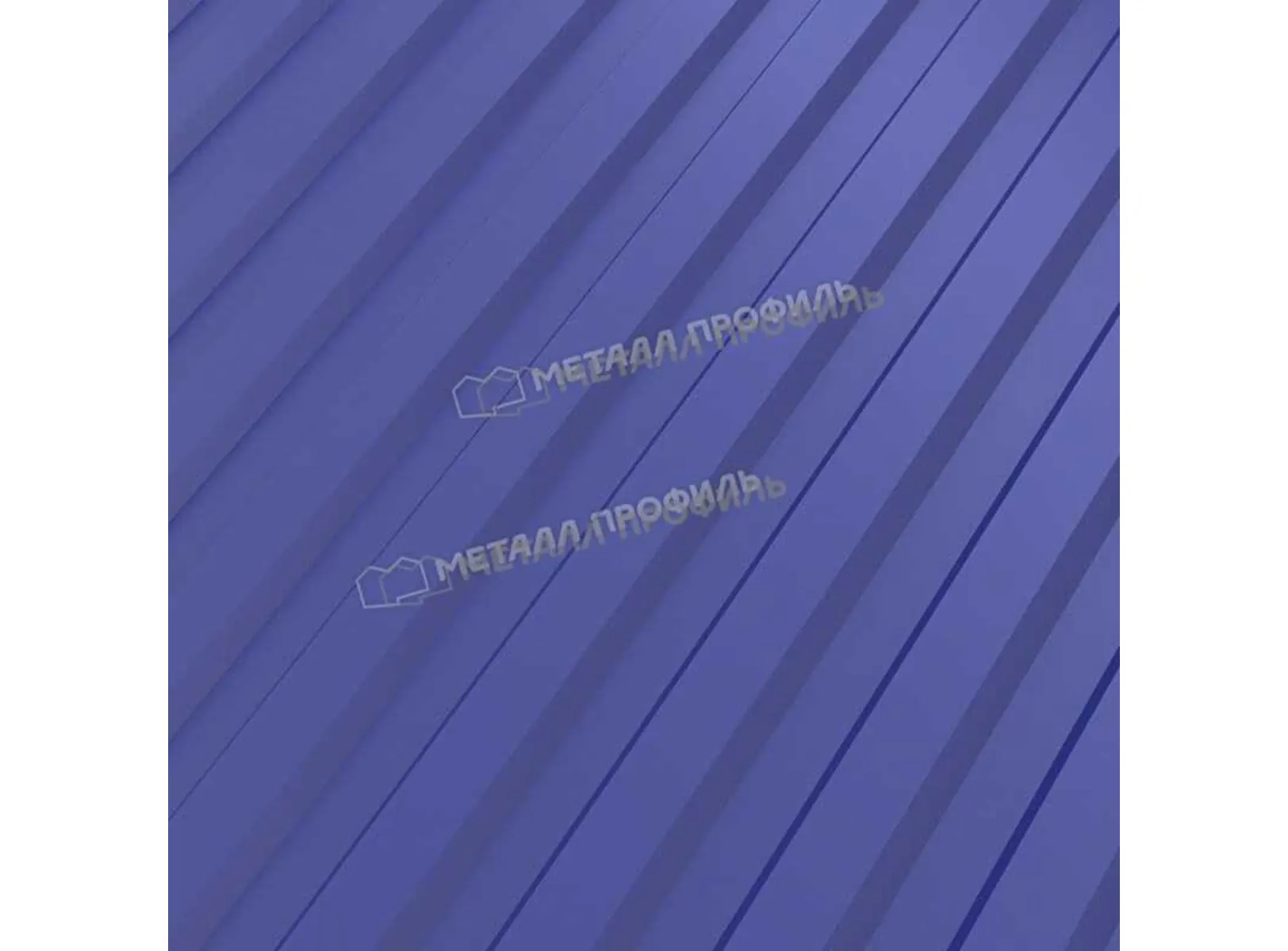 Профлист Металл Профиль МП10 0.5 PURMAN® Citrine, Темно-синий A