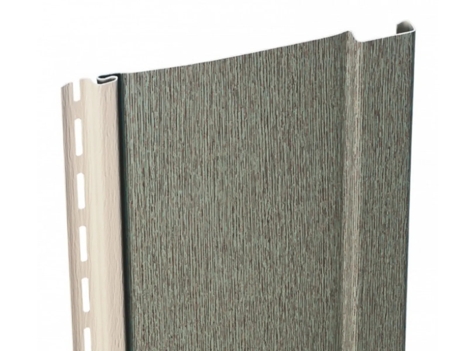 Виниловый сайдинг Mitten Board & Batten вертикальный Brownstone
