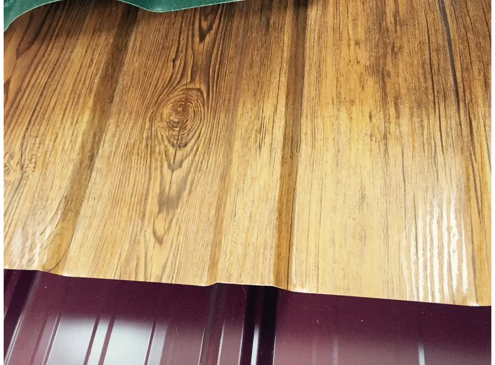 Профлист Металл Профиль C8 0.5 ECOSTEEL® текстурированный двусторонний Золотой дуб A
