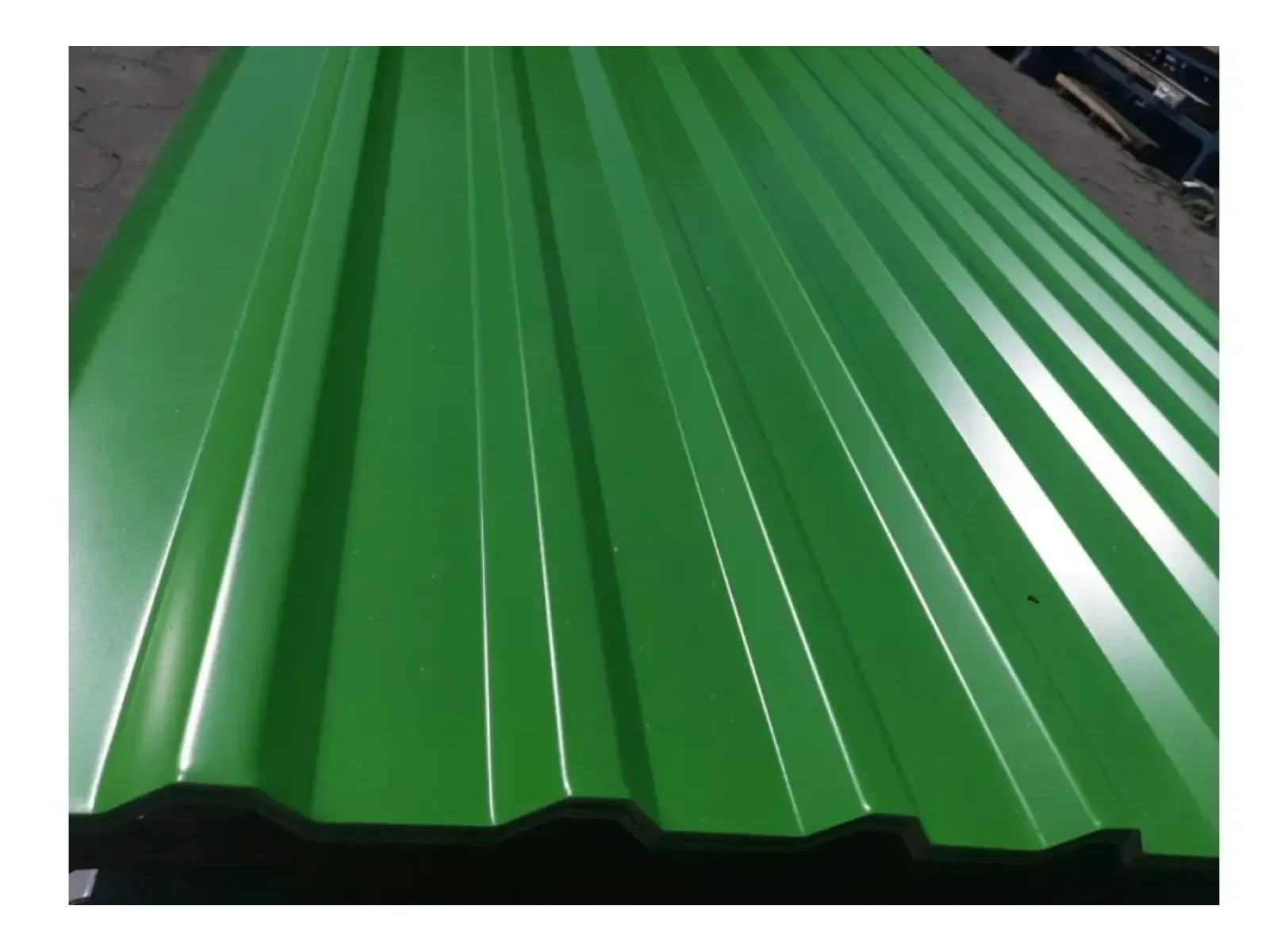 Профлист Металл Профиль C8 0.5 PURMAN® Tourmalin, Светло-зеленый металлик B