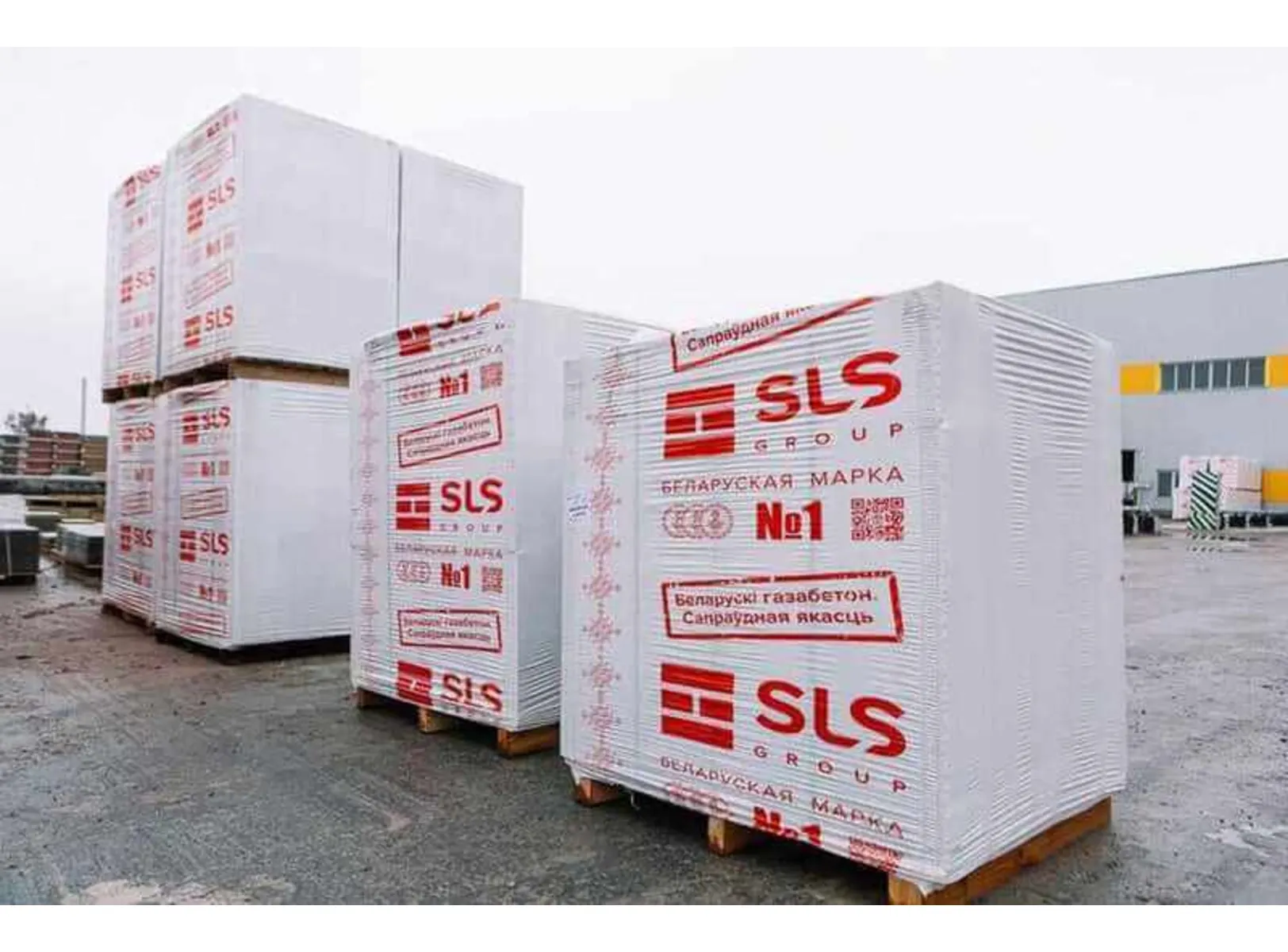 Газобетон Белорусский SLS D500 400х250х625 мм ровные грани