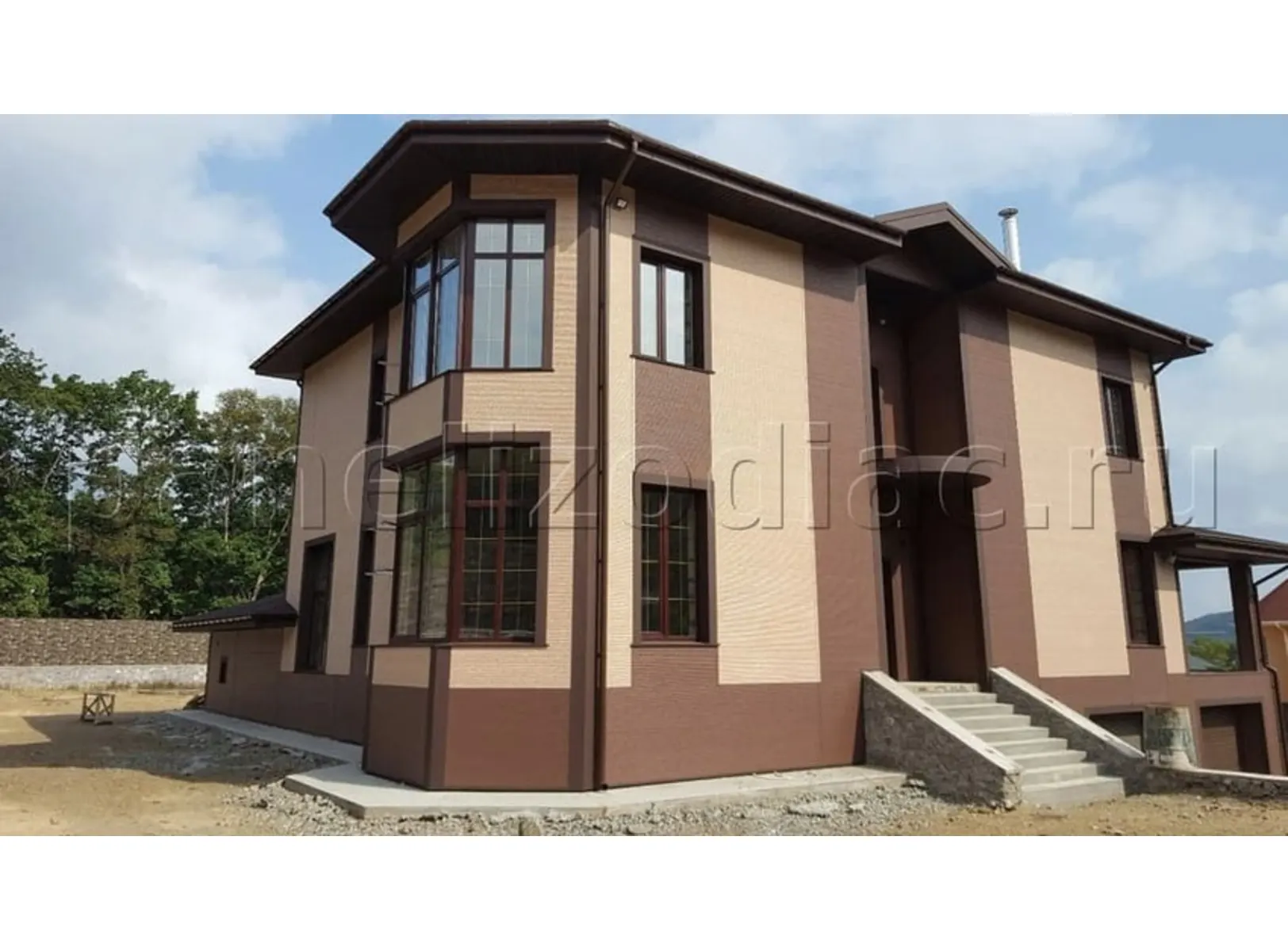 Фасадная панель Zodiac / Зодиак, Крупнозернистый кирпич, 3800х380 мм, цвет AG2-001