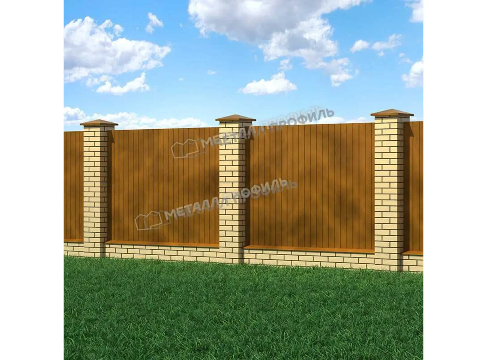 Профлист Металл Профиль C8 0.5 CLOUDY® Anticato, Терракота B