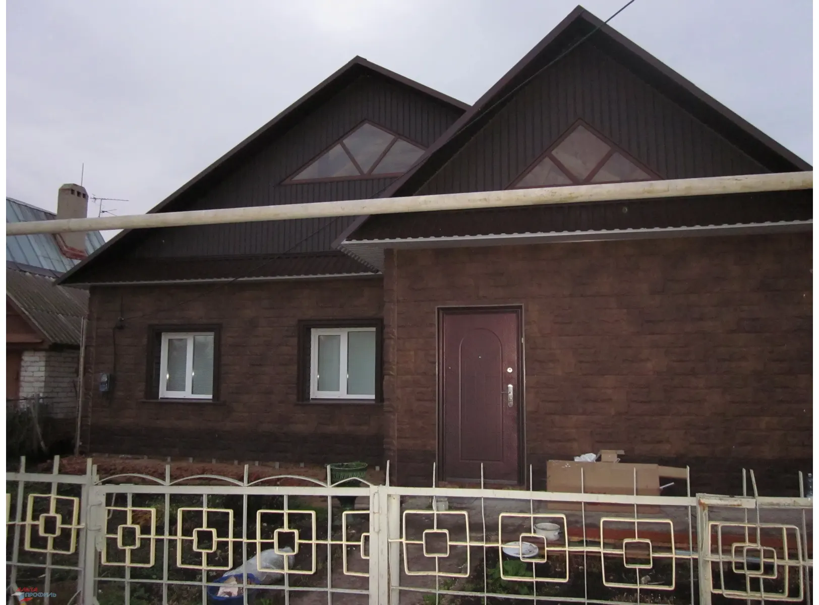Фасадная панель Альта Профиль Кирпич Белый 1130х470х17