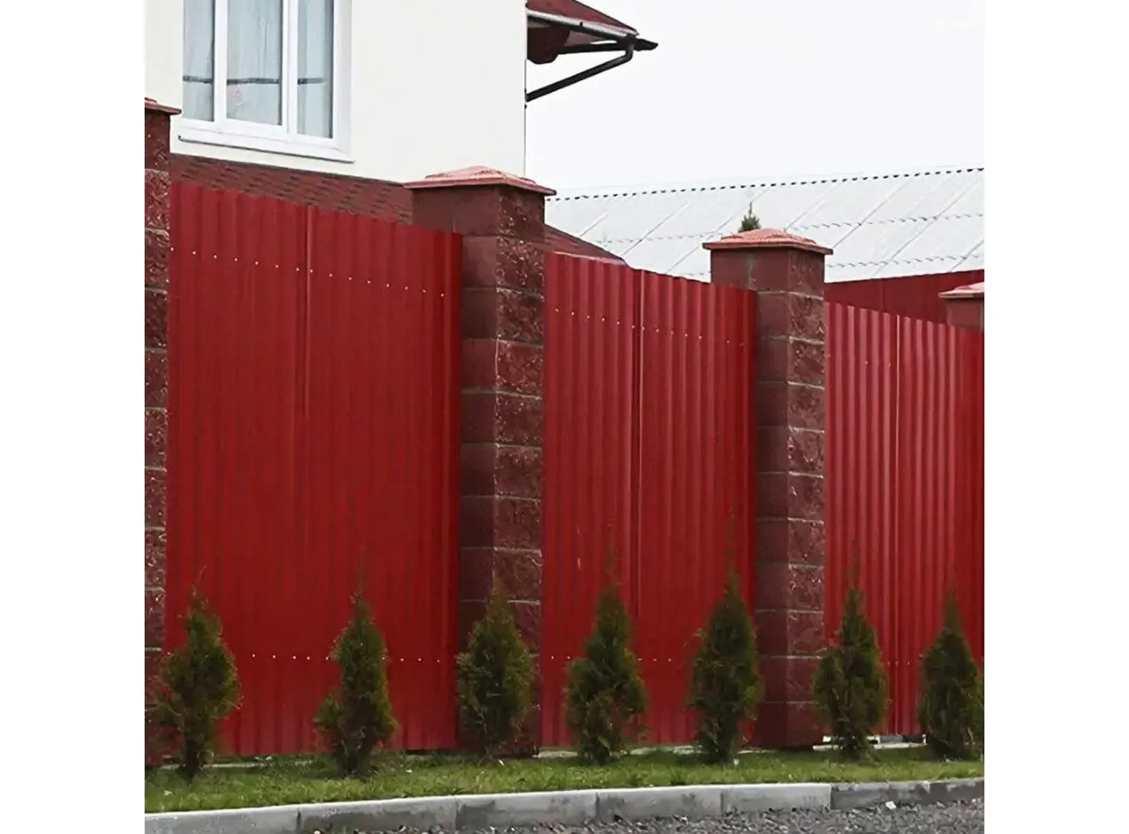 Профлист Grand Line C20В 0.5 Velur RAL 3009 Оксидно-красный