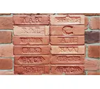 Декоративный кирпич БАЛТФАСАД Старый кирпич клейма цвет 1042, 250х70 мм