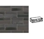 Кирпич клинкерный Muhr 15 Schwarz-bunt Edelglanz готик, 290х90х71 мм