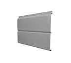 Софит ЭкоБрус с перфорацией 0,345 Grand Line 0,45 PE RAL 9006 бело-алюминиевый