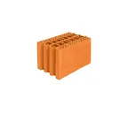 Керамический блок Porotherm 25M М100 10,53 НФ, 375х250х219 мм