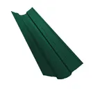 Планка ендовы верхней фигурной 70x70 0,45 Drap RAL 6005 зеленый мох
