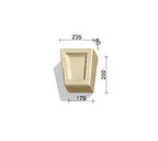 Замковый камень White Hills Тиволи 732-11, 250*235/175*80мм