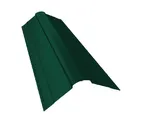 Планка ендовы верхней Grand Line фигурной 100x100 0,45 Drap RAL 6005 зеленый мох