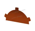 Заглушка конька круглого простая (AGNETA-20-Copper\Copper-0.5)