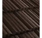 Композитная черепица Метротайл (Metrotile) серия MetroShake II, цвет айрон-барк, 1330х410 мм