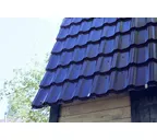 Металлочерепица Grand Line Kvinta plus 0,45 Полиэстер RAL 5002 Ультрамариново-синий | c 3D резом