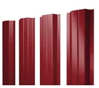 Штакетник П-образный А Grand Line 0,45 Полиэстер RAL3003 Рубиново-Красный