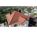 Металлочерепица Grand Line Монтеррей 0,45 Полиэстер RAL 8004 Терракота