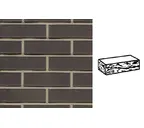 Кирпич клинкерный Muhr 05 Eisenschmelz Schwarzbraun готик, 240х55х71 мм