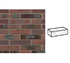 Кирпич клинкерный Muhr 04KS Rotbraun-bunt Kohle Spezial рустик, 240х115х52 мм