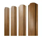 Штакетник Прямоугольный фигурный Grand Line 0,4 Print Premium Golden Wood Golden Wood