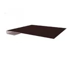 Финишный профиль фибросайдинга Decover RAL 8017 Шоколад 0.5 | Satin с пленкой