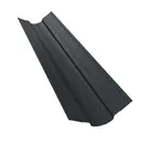 Планка ендовы верхней фигурной 70x70 0,5 GreenCoat Pural BT, matt RR2Н3 (RAL 7016 антрацитово-серый)