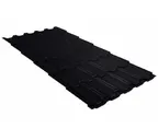 Металлочерепица Grand Line Kvinta plus 0,45 Drap RAL 9005 Черный