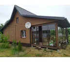 Виниловый сайдинг Docke Блок-Хаус D4.7T LUX под дерево Миндаль 3600×243