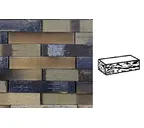 Кирпич клинкерный Muhr 34 KS Grau nuanciert Kohle Spezial готик, 290х90х40 мм